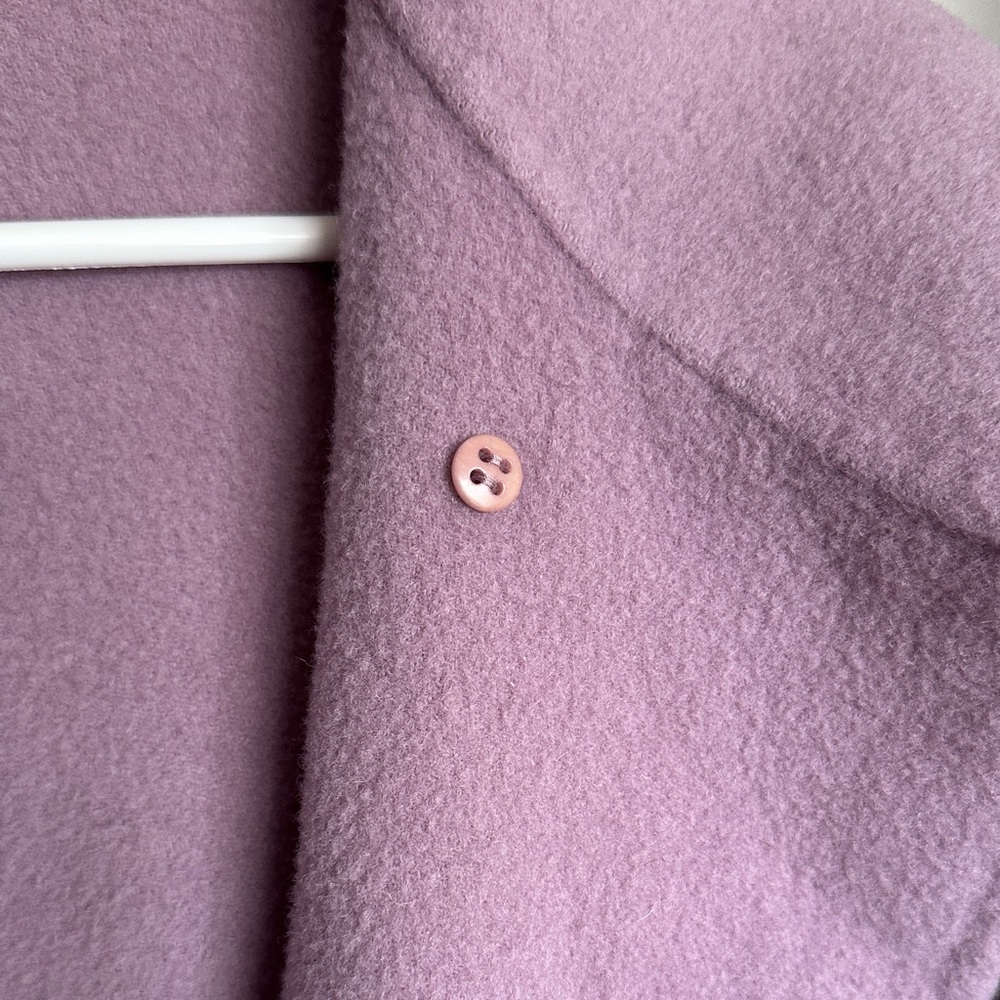 Talbots Lilac 80% Wool-Blend Coat - Size 4 - Picture 4 of 9